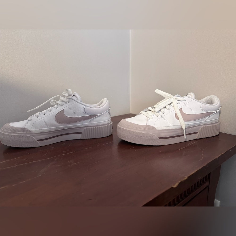 Nike court legacy lift women’s size 8.5 sold out online Smokey mauve